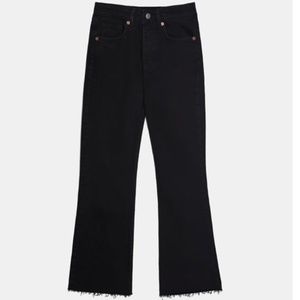 *NWT* Zara Cropped Flare Jeans